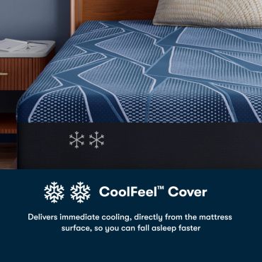 CoolFeel™ Cover delivering immediate cooling from mattress surface.