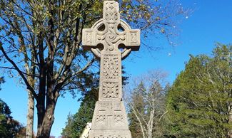 Large celtic cross restoration job