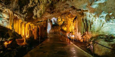 Caves of Nerja in Spain.