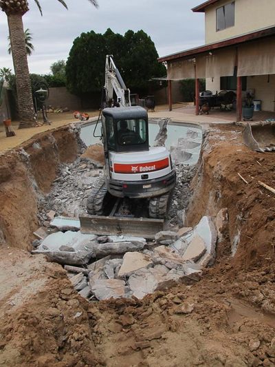 pool removal company pool demolition contractors pool removal contractor 
pool filling service tempe