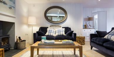 Living Room at The Booty, Salcombe