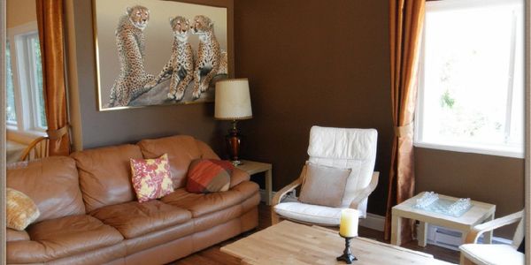 Leopard Suite living room