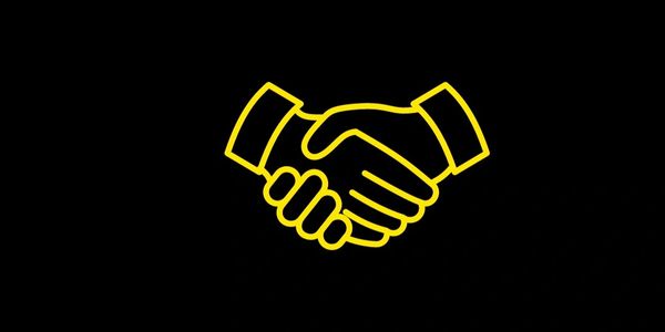 EDGE DISTRIBUTION NETWORK - HANDSHAKE - Black Yellow
