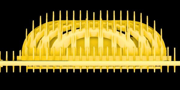 EDGE Double Active Urinal Screen Web Imagery - Mango