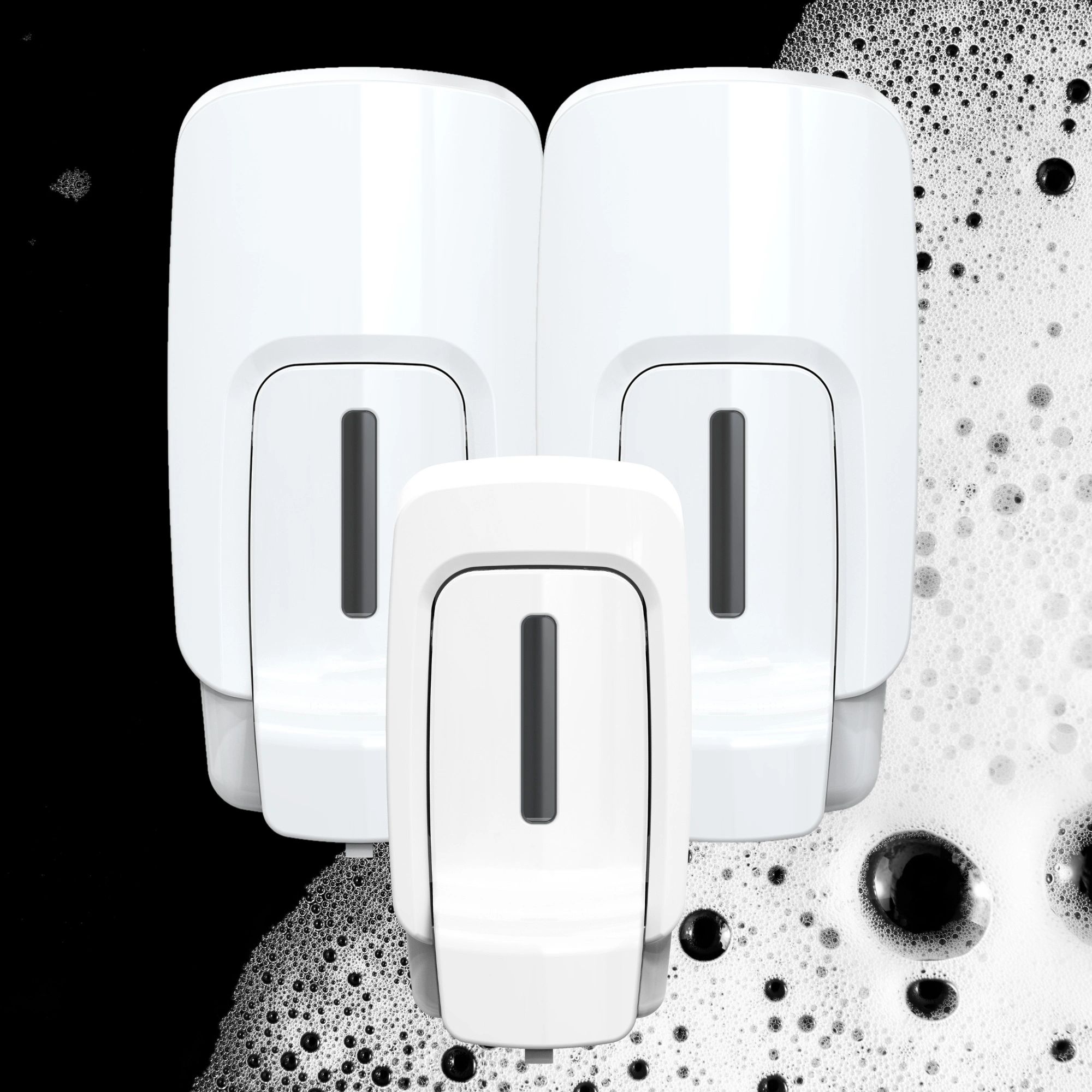 EDGE Q-Soap Solutions - Soap Dispenser Range & Seat Cleaner