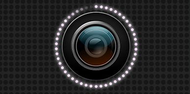 led ring incorporated in the selfie mirror photobooth
