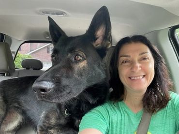 Conan and Patti driving