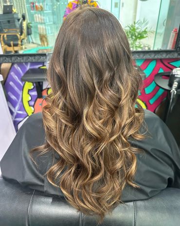 long hair styling, Pet friendly hair salon, Brisbane, Bethania