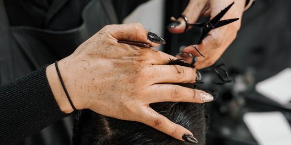 cutting hair