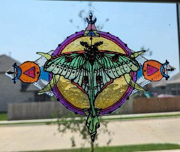 Luna Moth sun catcher