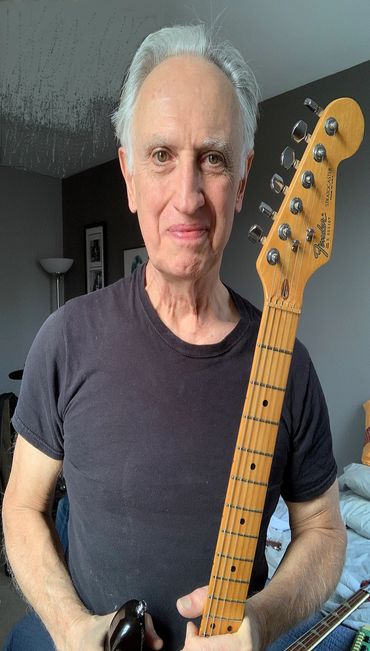 Just a boy and his Strat.