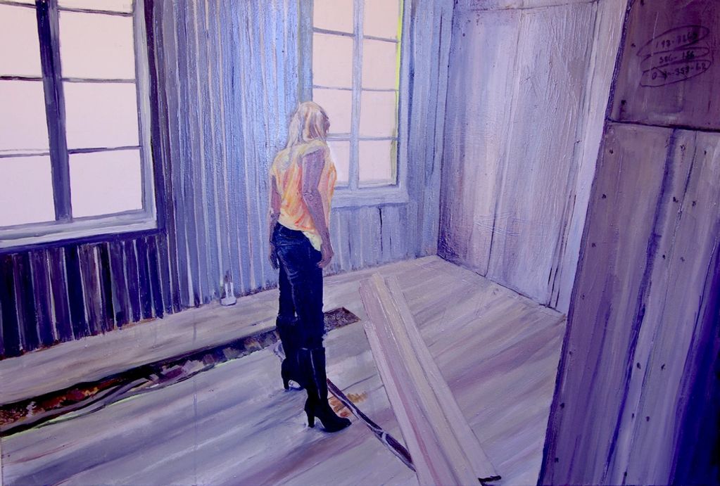 "Start Again", oil on canvas, 120 x 80 cm (2013)