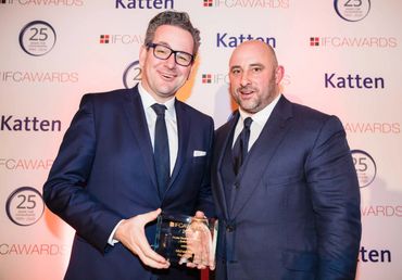 Michael Welti receives the Award presented in London