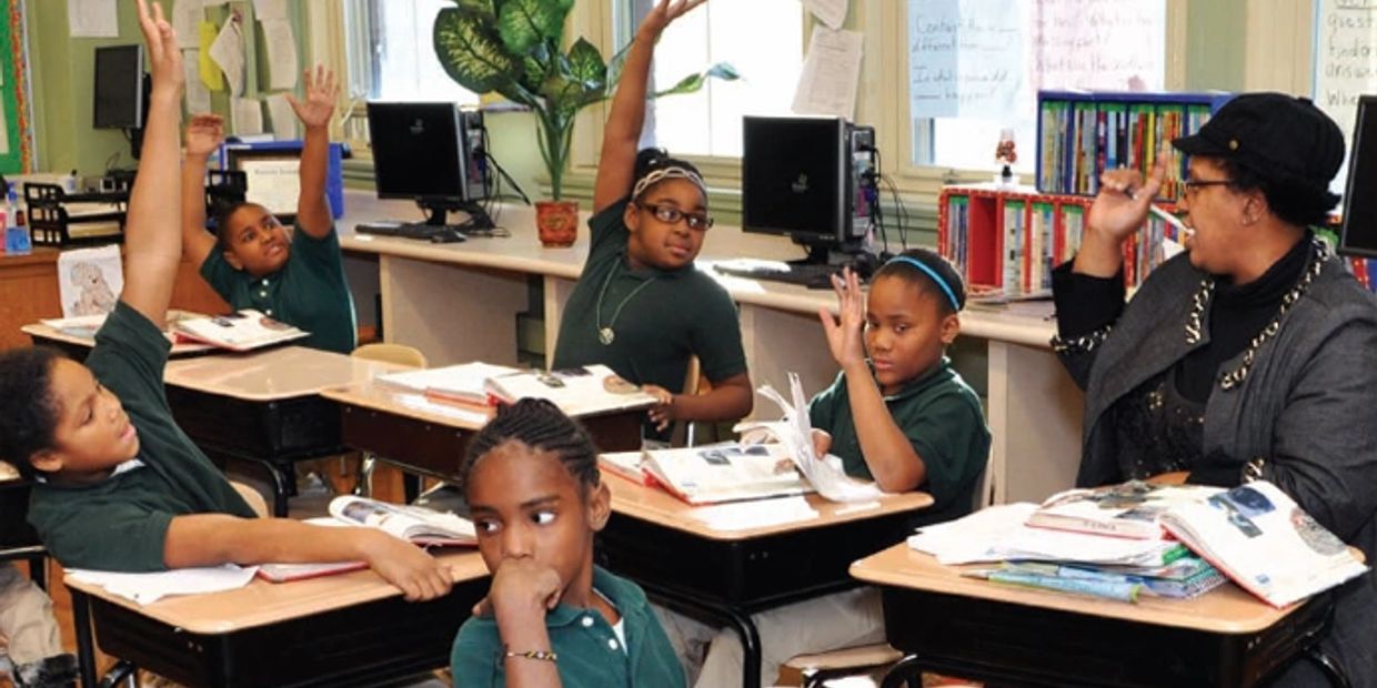 Children, excited to learn!