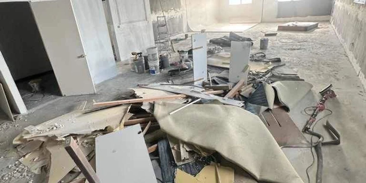 Construction debris removal