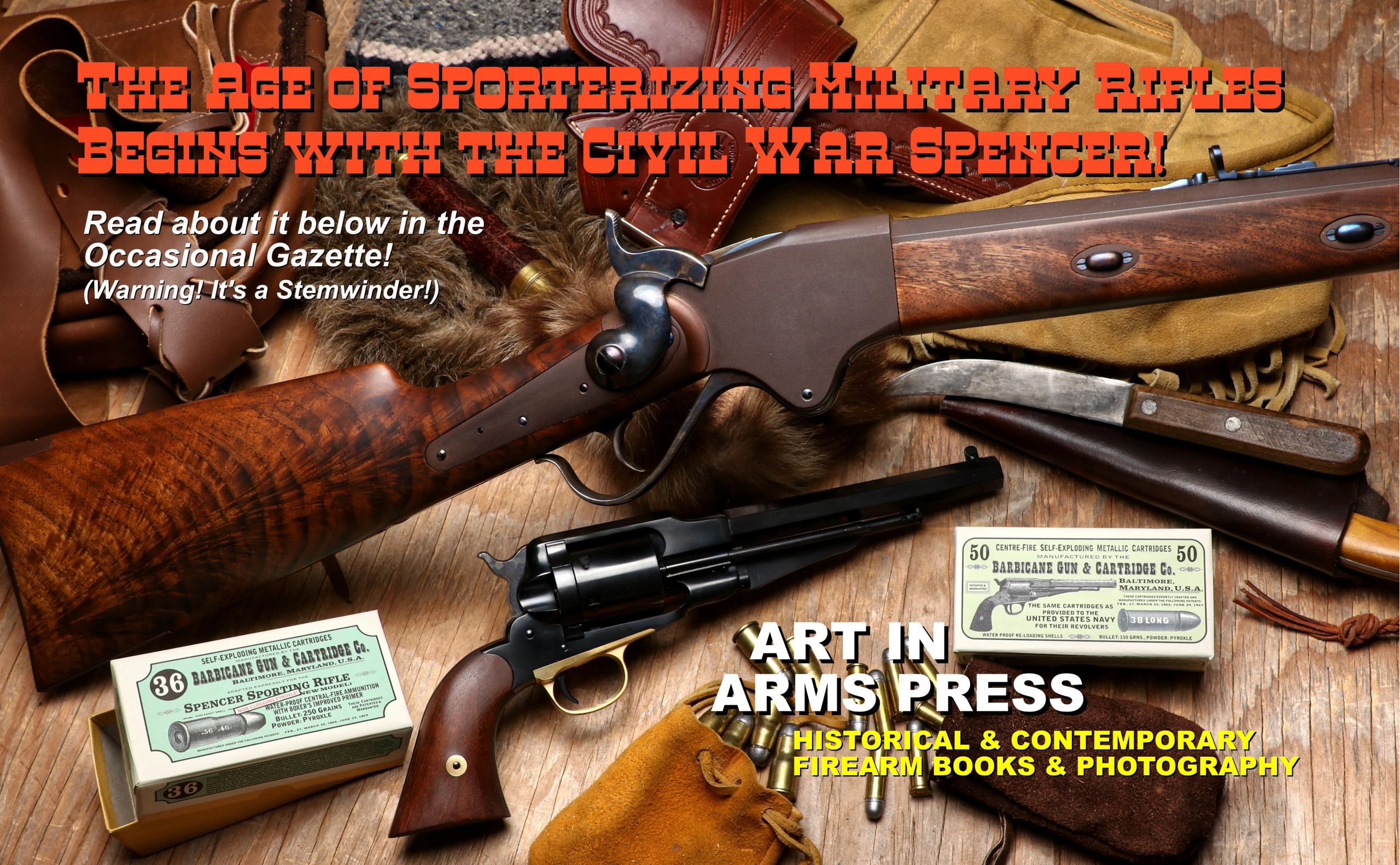 Hawken Spencer and Cimarron 1858 Cartridge Conversion
