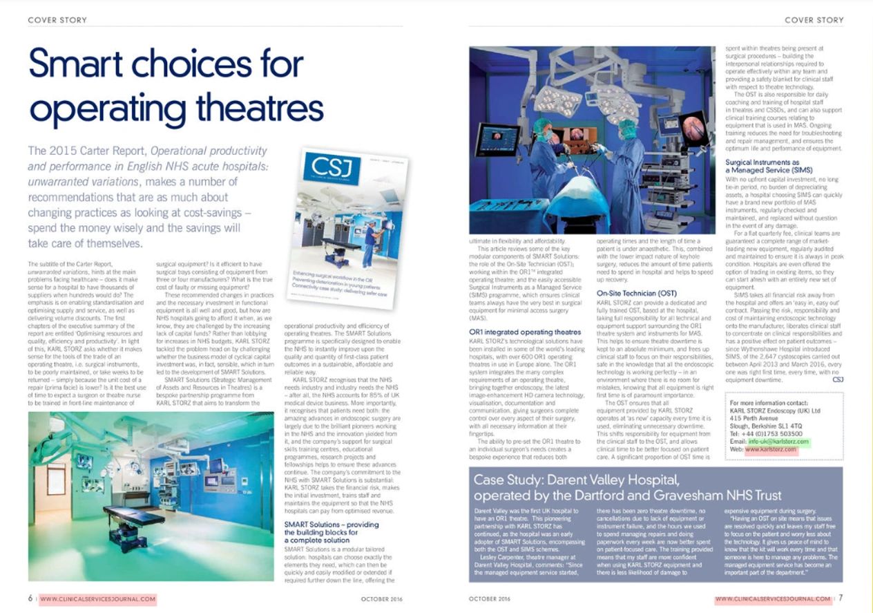 article describing partnerships with healthcare providers