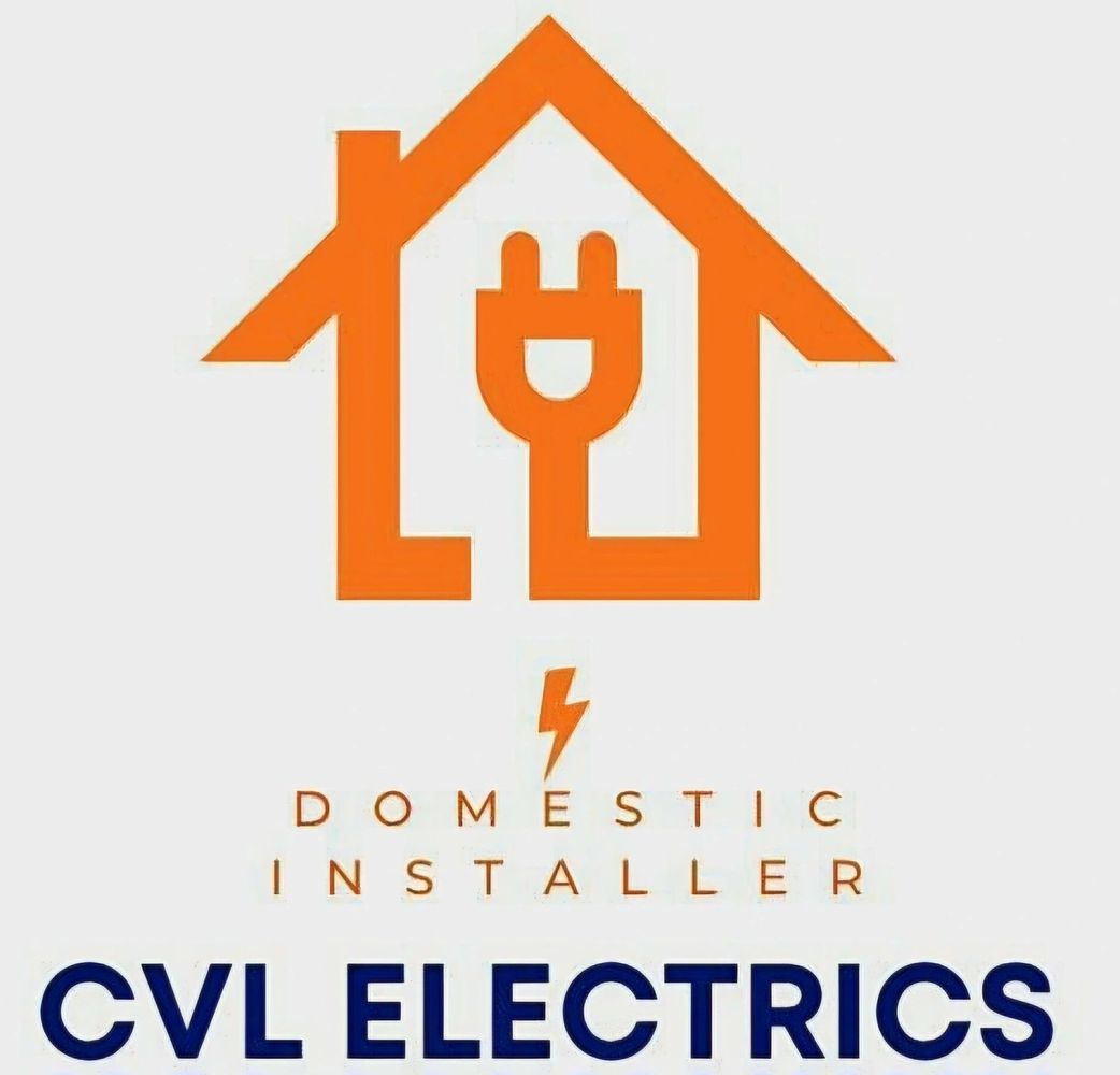 Logo for CVL Electrics, a domestic electrical installer.