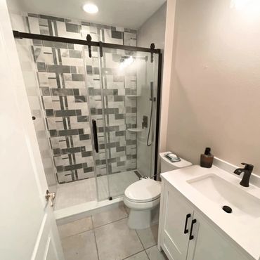 Remodeled bathroom