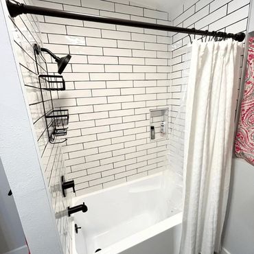 Newly renovated shower