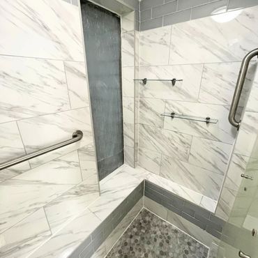 Beautiful newly remodeled shower