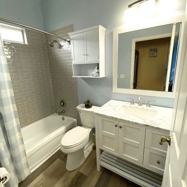 Remodeled bathroom