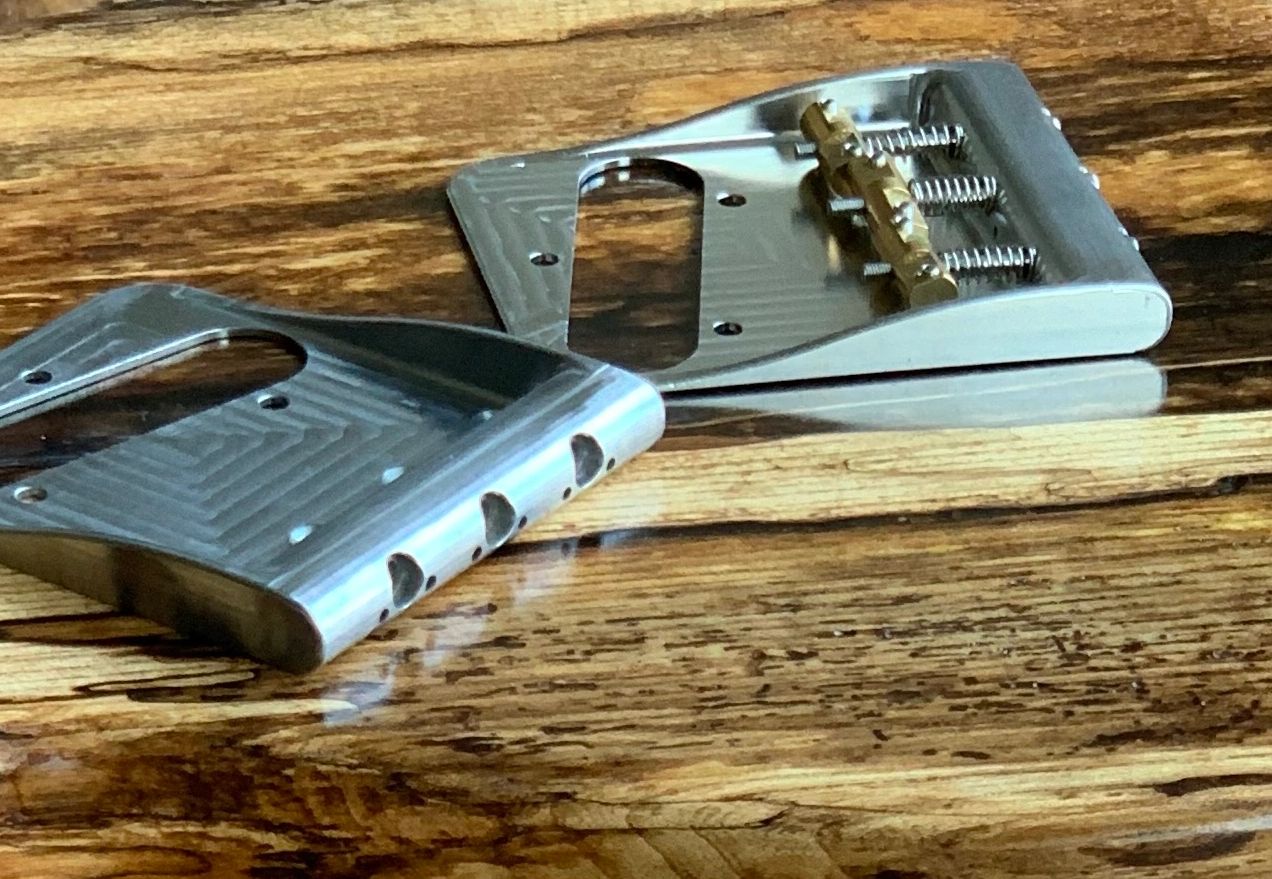 New Aerobridge prototypes for custom electric guitars