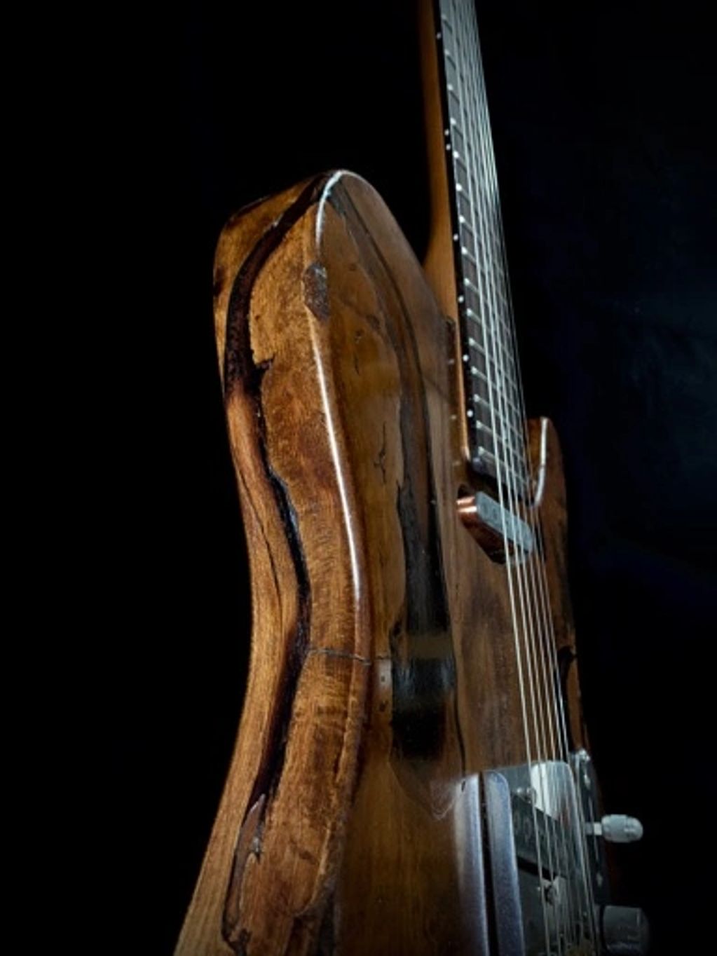 Driftwood electric guitar