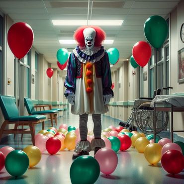 Pennywise goes to the hospital.