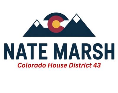 Logo for Nate Marsh, Colorado House District 43.