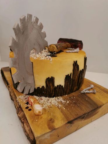 Reither Woodworking cake side