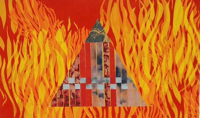 ARTIST JOANNE WEIS, fire, alchemy, creation, creating, birthing, elements