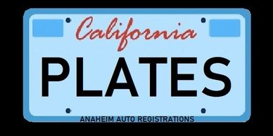 Pedir otra placa, pedir nuevas placas, obtener nuevas placas, remplazar placas, Anaheim DMV