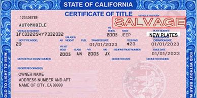obneter titulo salvage, obtain salvage title, obtain a salvage, obtener un titulo salvage, Anaheim