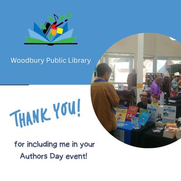 Sivan Hong at Woodbury Public Library Authors Day