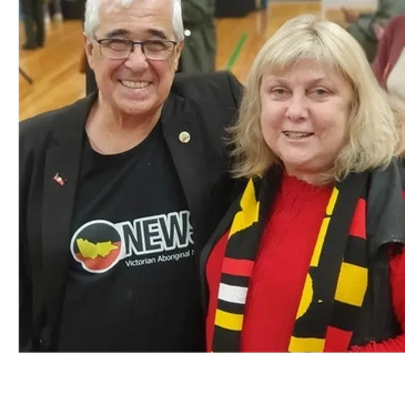 With Uncle Charles Pakana at the recent Talking Treaty information session