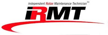 Logo of Independent Rotax Maintenance Technician (IRMT) with a red swoosh.
