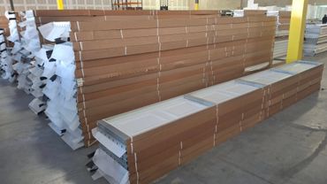We have new garage doors instock. Lowest price new garage doors for your project. Call for free est