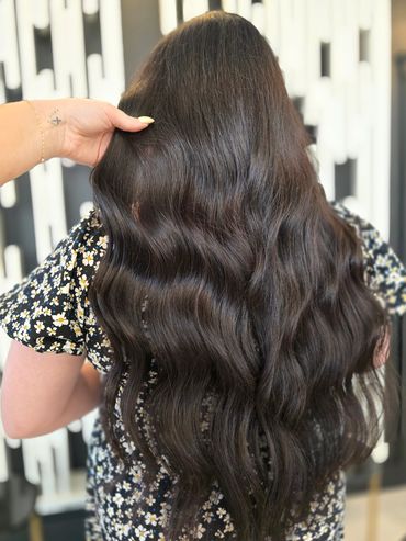 Long lasting hair extensions. Etbically sourced real human hair extensions