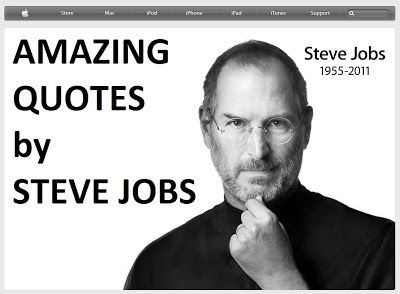 Amazing Quotes by Steve Jobs