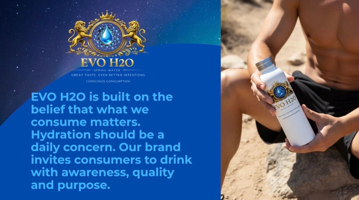 EVO H2O promotes mindful hydration with quality spring water.