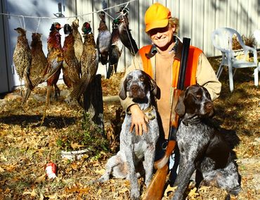 Hans & Kaiser & Luhrs  vom Dornenberg, NJ (Pheasants & Ducks))
