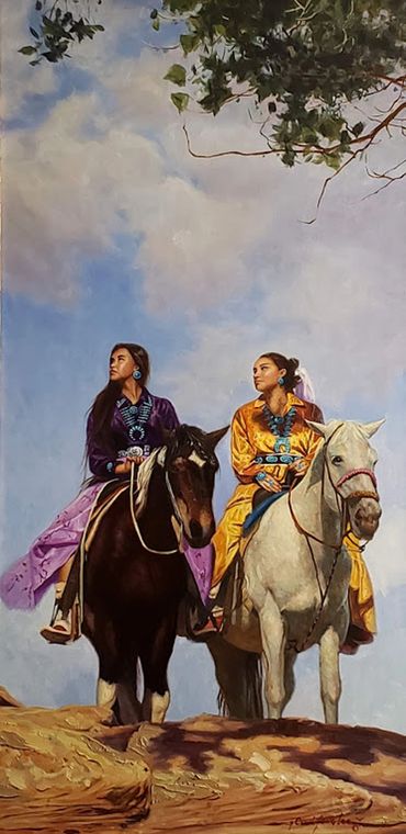 A view for two Oil on Canvas
36 x 18 SOLD