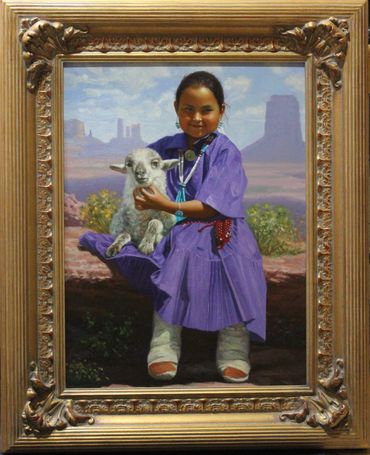 Ayla's Friend Oil on Canvas
24 x 18 Sold