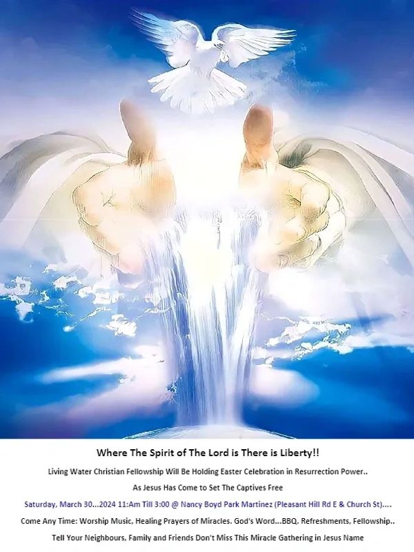 March 30, 2024 - Saturday at Nancy Boyd Room - We are having an Easter Celebration on this date. Eve