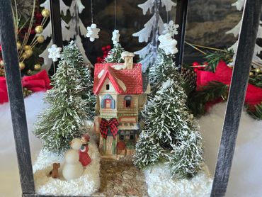 Making a Snowman - Close Up