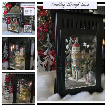 Strolling Through Town - Collage