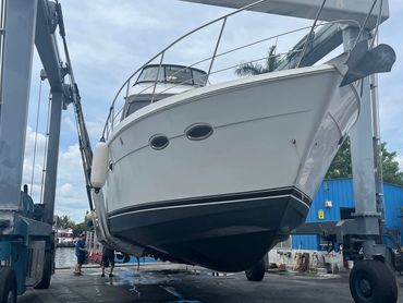 view of a yacht parked