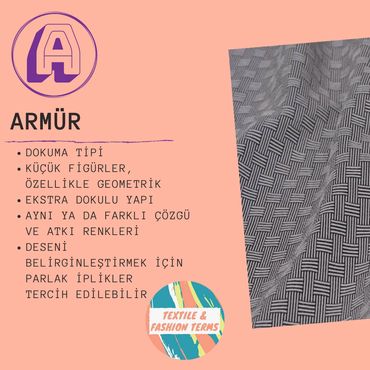 armür dobby dokuma kumaş  moda tekstil terimleri sözlük sözlüğü 