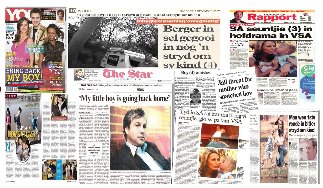Hal Berger Media South Africa kidnappings "Over the Edge"
